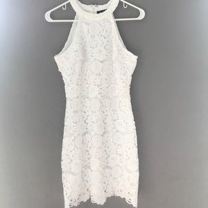 White lace dress